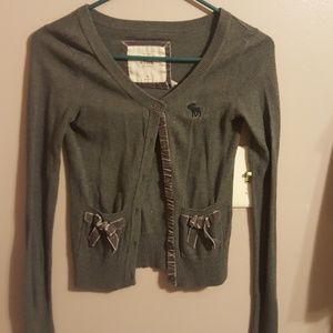 Abercrombie & Fitch Bow Cardigan